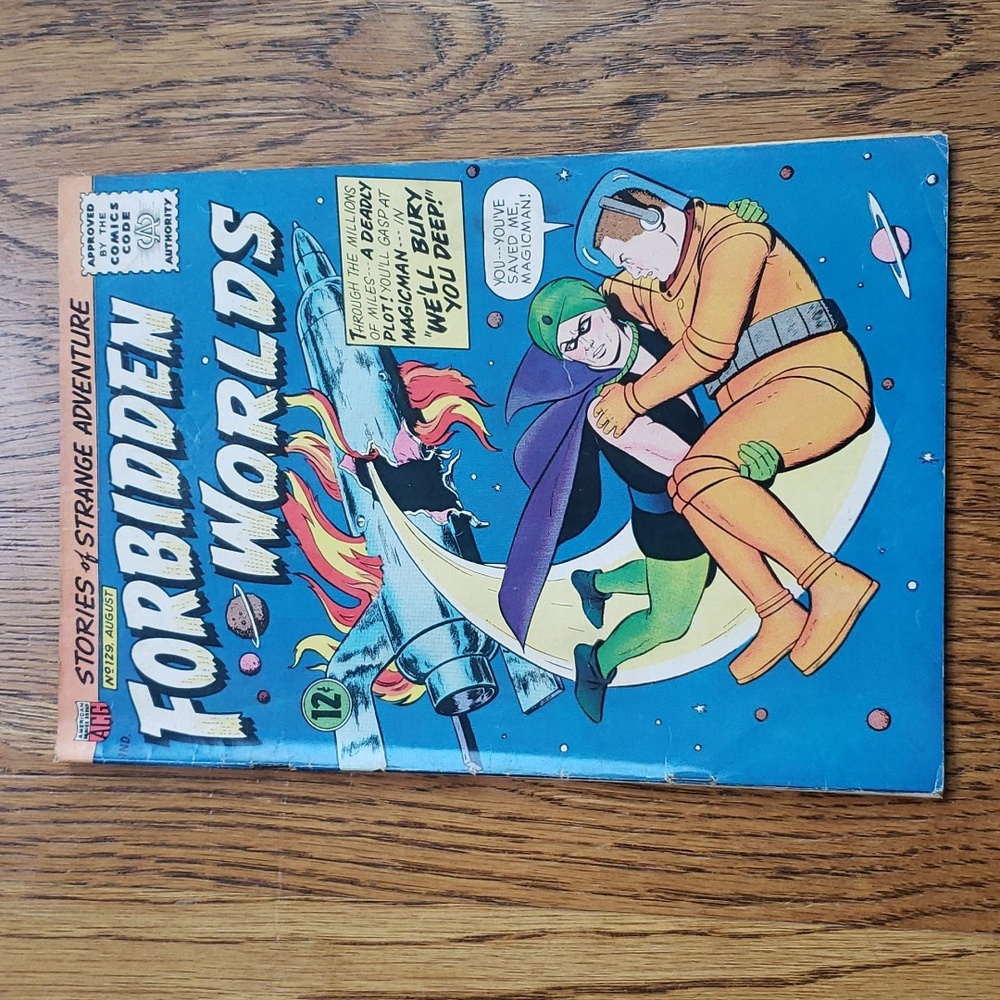 Vintage 60s Forbidden Worlds No. 129 American Comics Group Comic Book